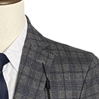 Bar III Sport Coat Men's 40 Long Slim Fit Stretch Fabric Grey Check