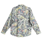 Tommy Bahama Shirt Men's XL "Barbados Breeze Stretch" Vines Linen Blend