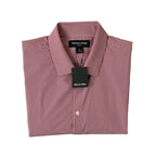 Mizzen+Main Shirt Men's XXL Leeward Trim Fit Long Slv Mulberry Ian Gingham