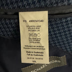 Michael Kors Sport Jacket Men's 50L Classic Fit Wool/Silk/Linen Blend Blue