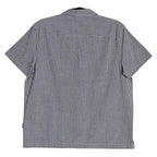 Michael Kors Shirt Men's XL Casual Short Sleeve Shirt Black & White Gingham