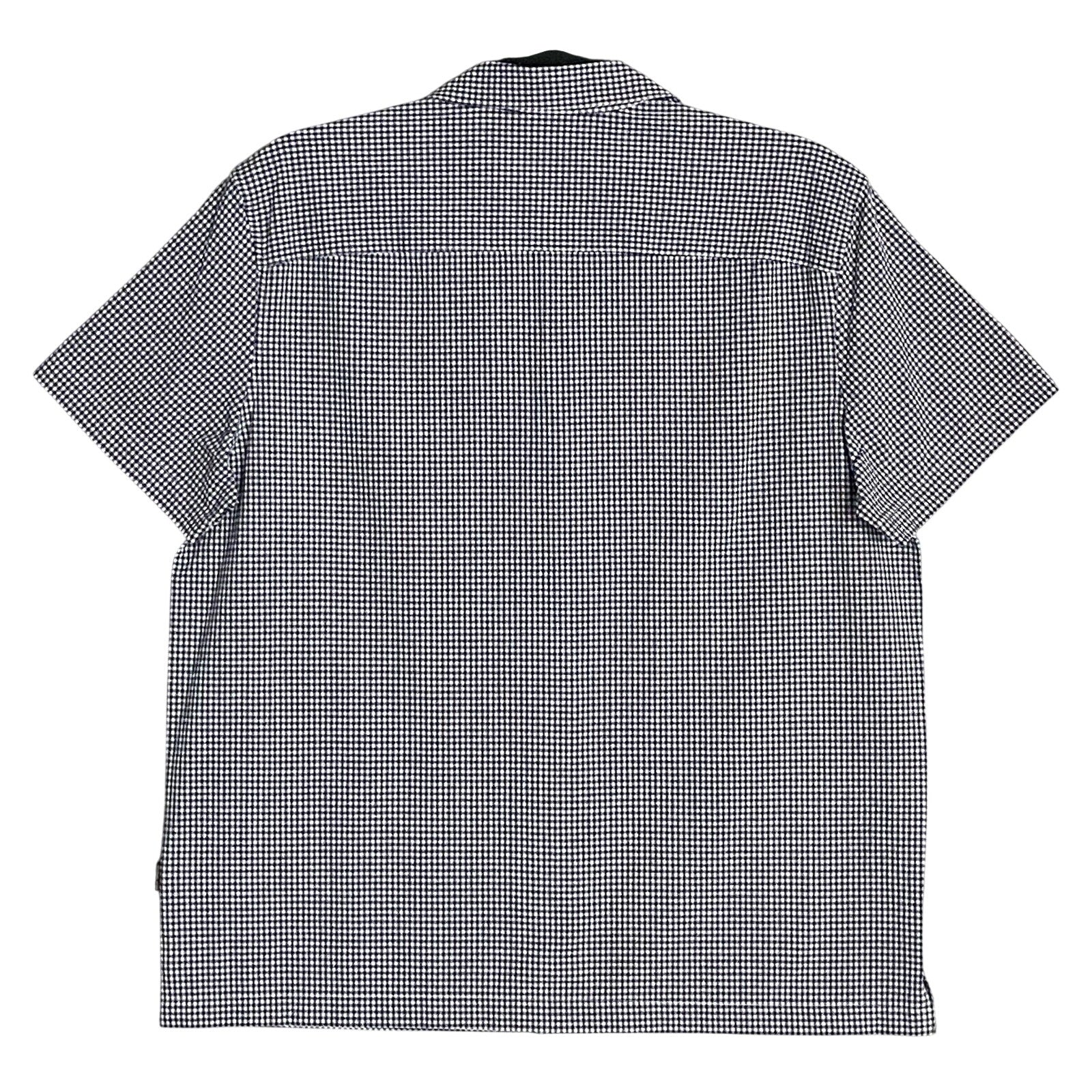 Michael Kors Shirt Men's XL Casual Short Sleeve Shirt Black & White Gingham
