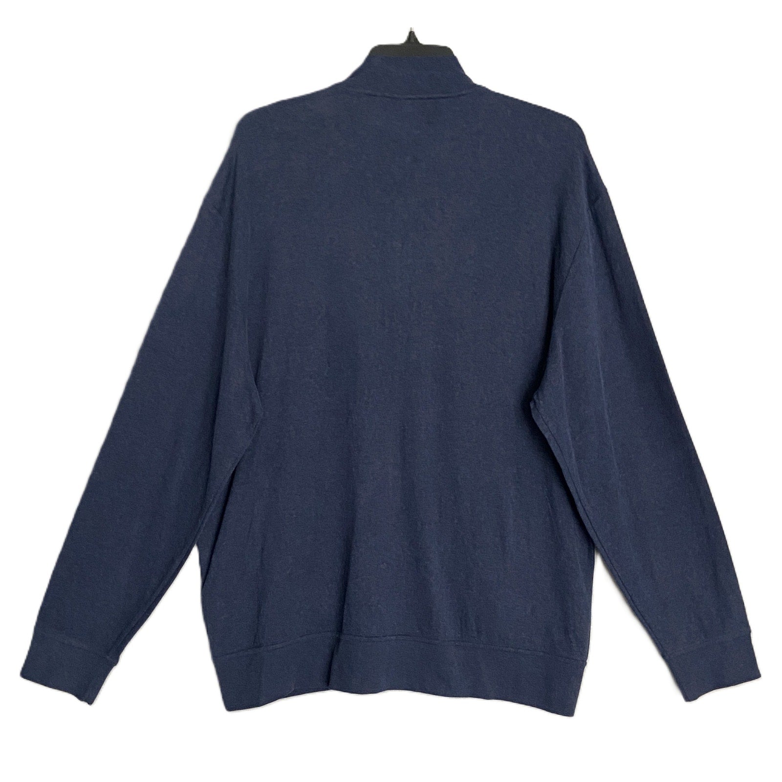 Polo Ralph Lauren Men's XXL Full-Zip Luxury Jersey Baseball Jacket Blue