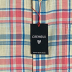 Daniel Cremieux 38 Men's Large Short Sleeve Button-Up Shirt Pink & Blue