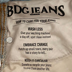 BDG Urban Outfitters Jeans Men's 28x32 Boot Cut Mid Rise Cotton Light Blue