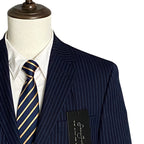 Sean John Suit Jacket Men's 36S Classic Fit Navy Blue Pinstripe