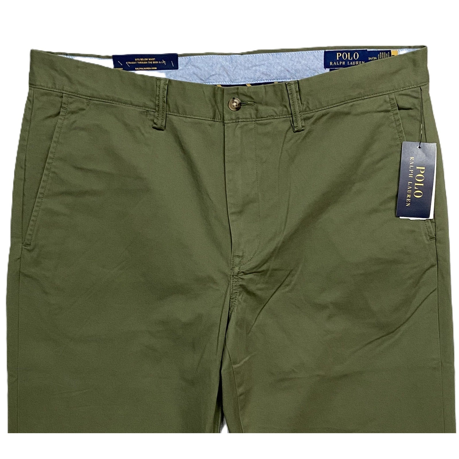 Polo Ralph Lauren Pants Men's 30x30 Stretch Cotton Twill Chino Olive