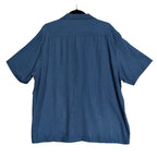 Vineyard Vines Casual Shirt Men's XXL Short Sleeve Cabana Shirt Blue