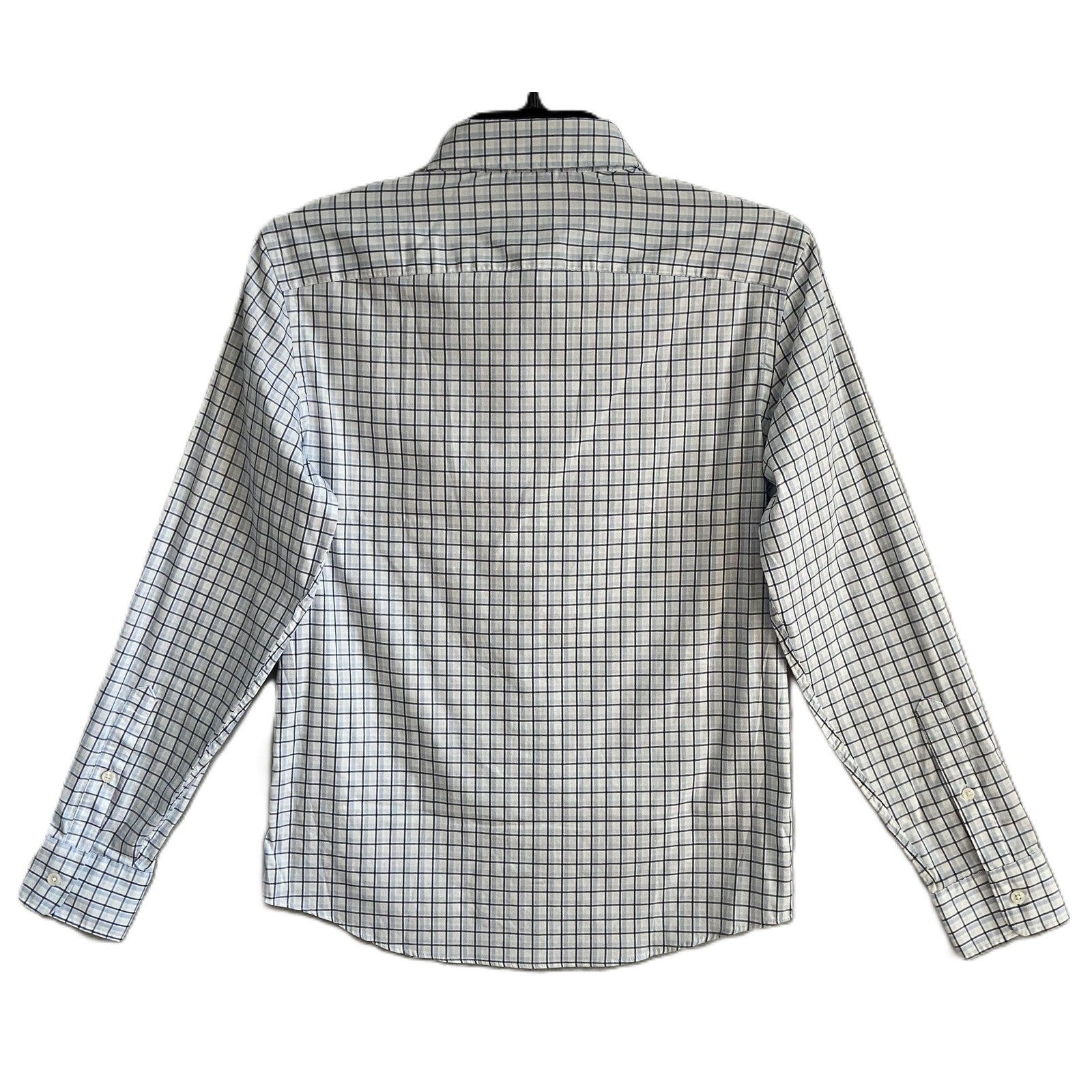Faherty Shirt Men's Small The Movement Shirt Blue White Check Supima Cotton