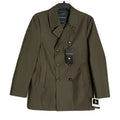 Lauren Ralph Lauren Men's 42S All-Weather Raincoat Double-Breasted Olive