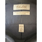 Roundtree & Yorke Shirt Big & Tall Men's 19 34/35 Dress Shirt Navy Blue