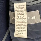 Michael Kors Men's 38 Regular Sport Coat Stretch Blue Herringbone