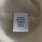 Roundtree & Yorke Caribbean Men's XXL Embroidered Short Sleeve Shirt Cream