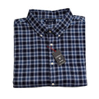 Daniel Cremieux Dress Shirt Men's 4XT Big & Tall Button-Down Stretch Plaid