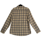 The Normal Brand Shirt Men's XL Hudson Double Brushed Flannel Cream Plaid