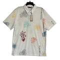 Travis Mathew Shirt Men's Large "Passport Polo" Lightweight Stretch White