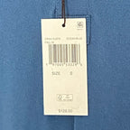 Michael Kors Polo Shirt Hoodie Men's Small Pima Cotton Stretch Ocean Blue