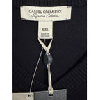 Daniel Cremieux Sweater Vest Men's XXL Supima Cotton Cashmere Blend Navy