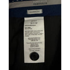 Perry Ellis Portfolio Pants Men's 32"x32" Modern Fit Linen Blend Blueprint