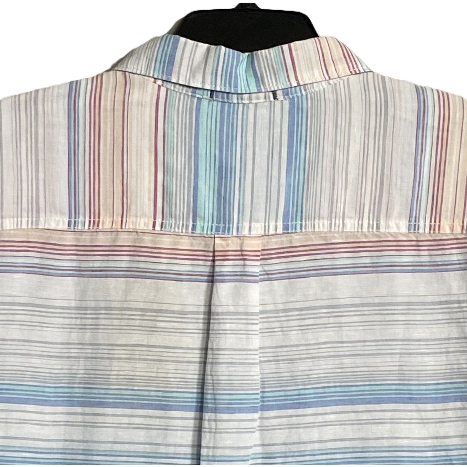 Tommy Bahama Shirt Men's XXL "Sand Linen Sicily Stripe" Linen Blend NEW w/Flaw