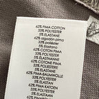 Michael Kors Polo Shirt Hoodie Men's Large Pima Cotton Stretch Taupe
