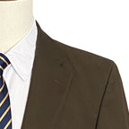 Nautica Men's Suit 40L 36W 2-Piece Suit Modern Fit Gaff Active Stretch Olive