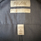 Roundtree & Yorke Shirt Big & Tall Men's 20 34/35 Dress Shirt Navy Blue