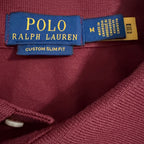 Polo Ralph Lauren Polo Shirt Men's Medium Polo Bear Custom Slim Fit Red