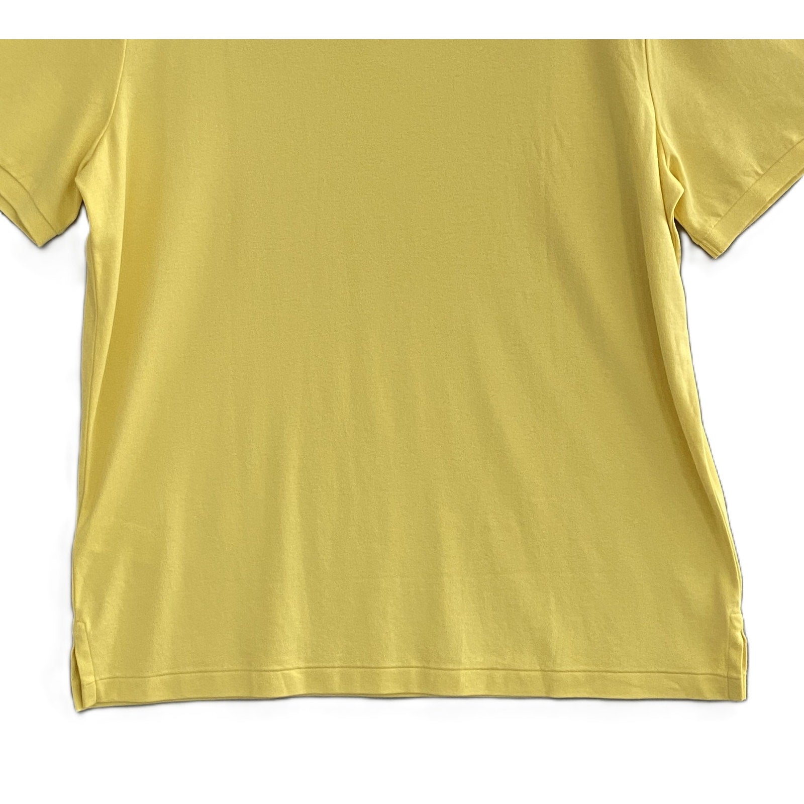 Polo Ralph Lauren Shirt Men's Large Classic Fit Short Sleeve Polo Yellow