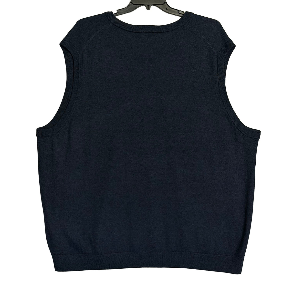 Hart Schaffner Marx Sweater Vest Men's 3XB Big & Tall Wool Navy Heather NWT