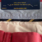 Polo Ralph Lauren Chino Pant 33x32 Slim Fit Stretch Cotton Twill Red