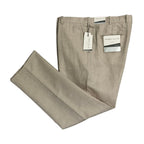 Perry Ellis Portfolio Pants Men's 40"x32" Modern Fit Dress Pants Linen Blend