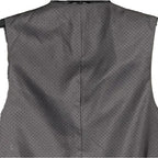Alfani Vest Men's Small Tuxedo Vest Slim Fit Stretch Fabric Grey & Black