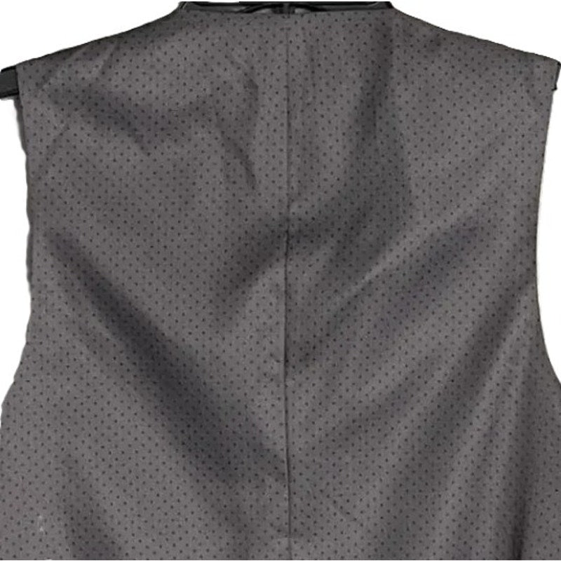 Alfani Vest Men's Small Tuxedo Vest Slim Fit Stretch Fabric Grey & Black
