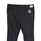 Daniel Cremieux Dress Pant Men's 44R Traveler Raw Hem Comfort Waist Navy