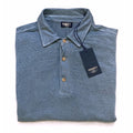 Faherty Polo Shirt Men's XL Reserve Short Sleeve Linen Deep Marine Blue NEW