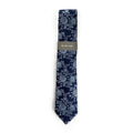 Michael Kors Necktie 3" Cheshire Floral Navy Standard Length Silk Blend