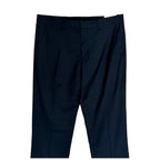Perry Ellis Portfolio Pant Men's 33"x32" Slim Fit Flat Front Total Eclipse