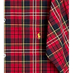Polo Ralph Lauren Sleepwear Men's Small Shirt Long Sleeve Pocket Cotton
