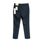 Calvin Klein Dress Pant Men's 34"x34" Slim Fit Flat Front Stretch Navy Blue