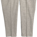 Nautica Ceylon Dress Pant Men's 46x30 Flat Front Active Stretch Light Grey