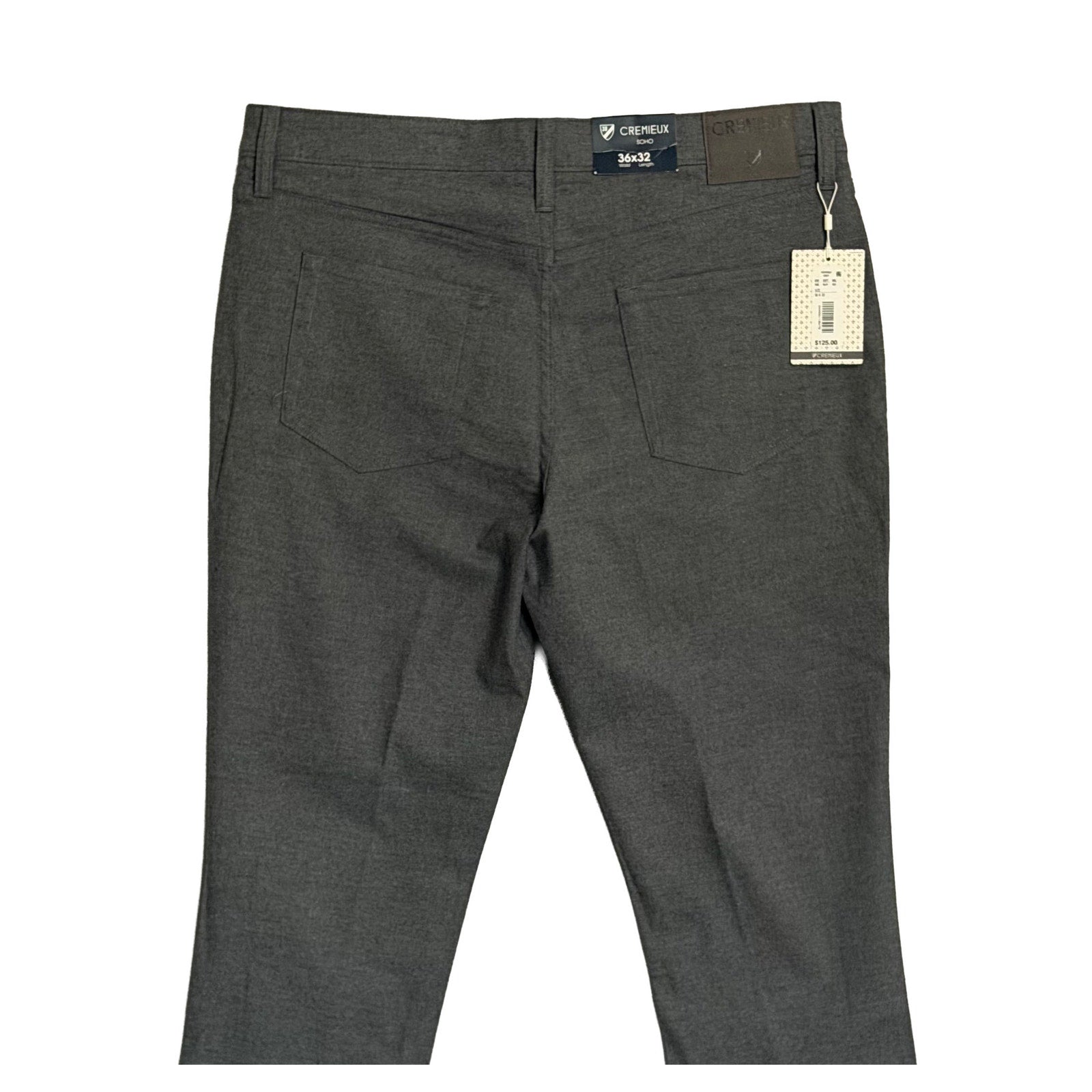 Daniel Cremieux Men's 36"x32" Blue Label St. Moritz 5-Pocket Flannel Pants