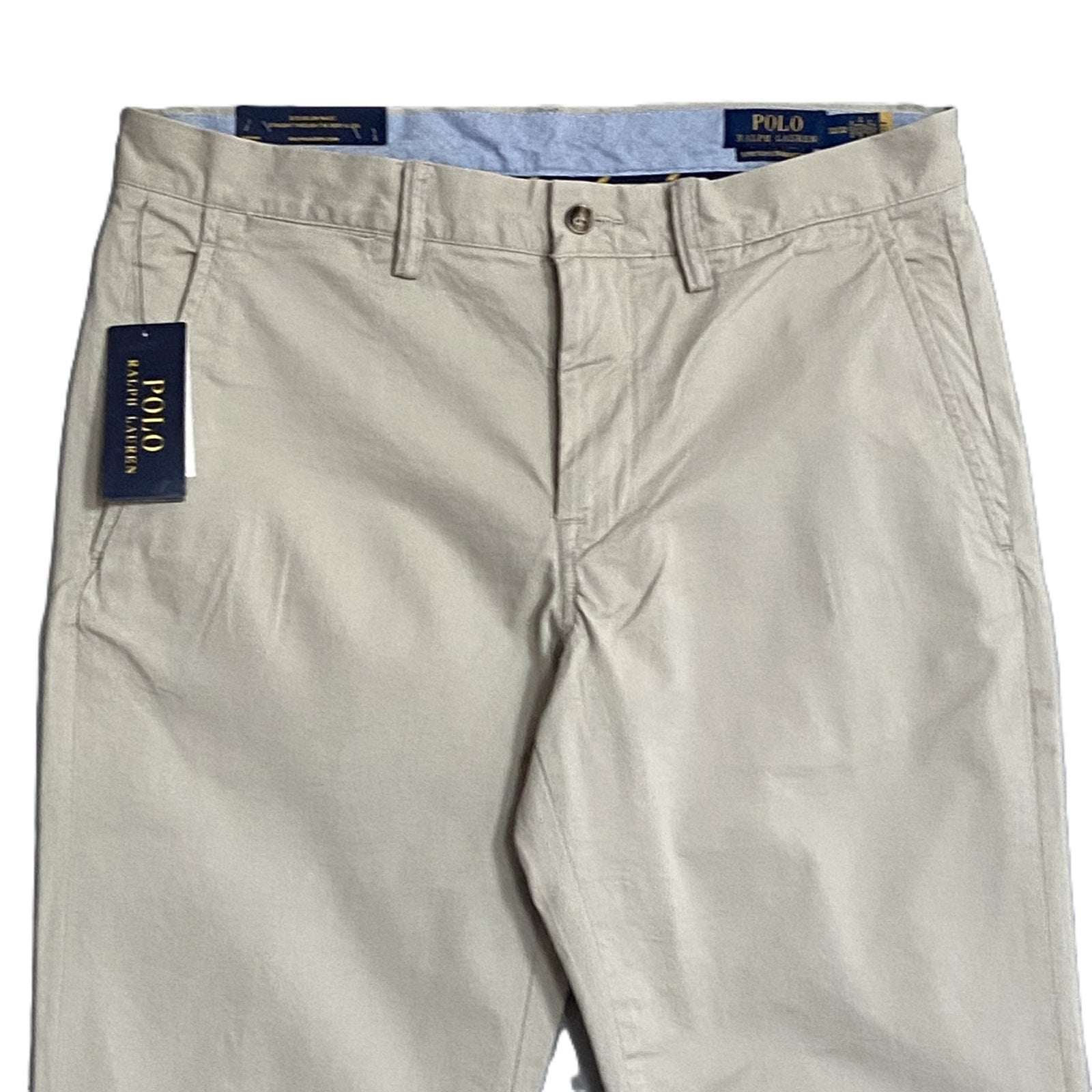 Polo Ralph Lauren Pants Men's 32"x32" Stretch Straight Fit Chinos Beige
