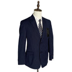 Sean John Men's 38R Classic Fit Suit Jacket Navy Blue Pinstripe