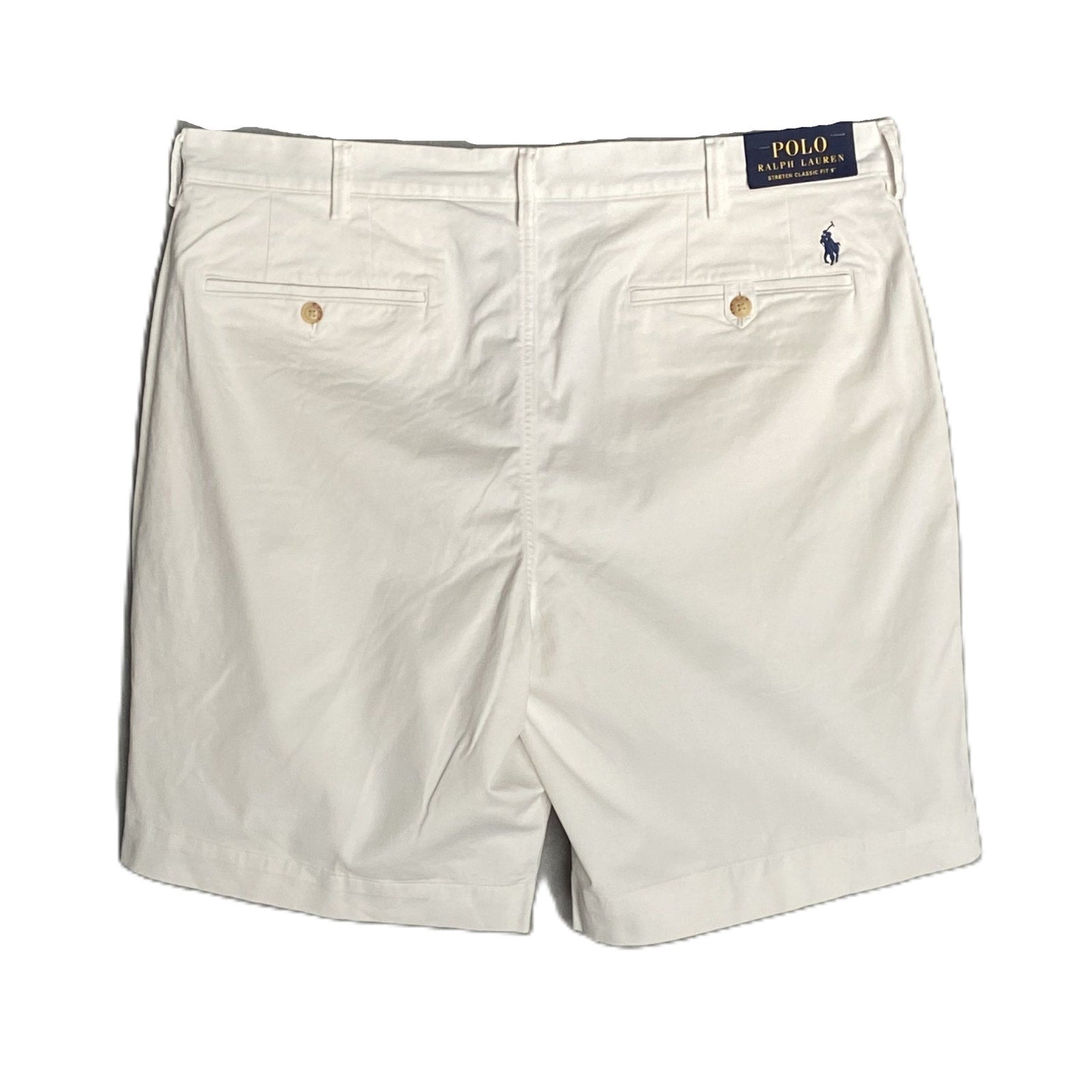 Polo Ralph Lauren Shorts Men's 40W Chino Cotton Twill Classic Fit White