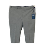 Hart Schaffner Marx Pant Men's 42"x30" Dress Pant Platinum New York Fit Gray
