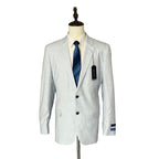 Nautica Sport Coat Men's 46 Long Modern Fit Active Stretch Lt Blue