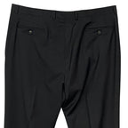 Armani Exchange Pants Men's 40W Dress Trousers Raw Hem Stretch Wool Gray