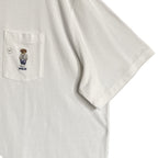 Polo Ralph Lauren Shirt Men's 4XLT Polo Bear Knit Short Sleeve Polo White