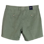 Johnnie-O Shorts Men's 32W Cotton Linen Blend Flat Front Blue Surf